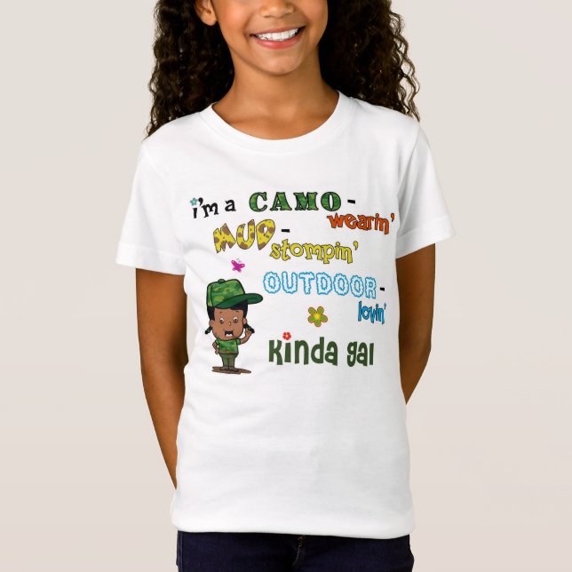 T-shirt Menina exterior (Frente)