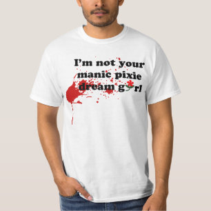 T-shirt Menina ideal do duende maníaco