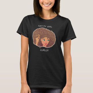 T-shirt MENINA NATTY--T-shirt encaracolado