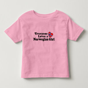 T-shirt Menina norueguesa