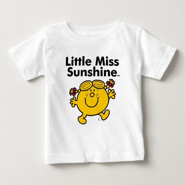T-shirt Menina | Pequena Miss Sunshine é um Ray do Sol (Frente)