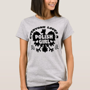 T-shirt Menina polonesa