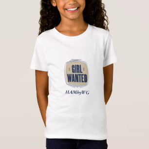 T-shirt Menina Procurada - HAMbyWG Bella Fitted Babydoll T