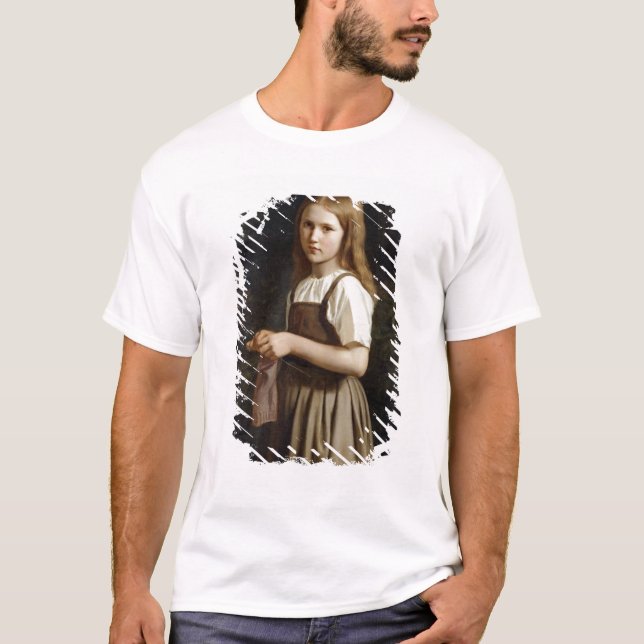 T-shirt Menina que faz malha, 1854 (Frente)