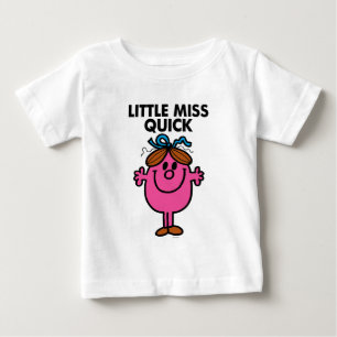 T-shirt Menina Rápida   Letra negra