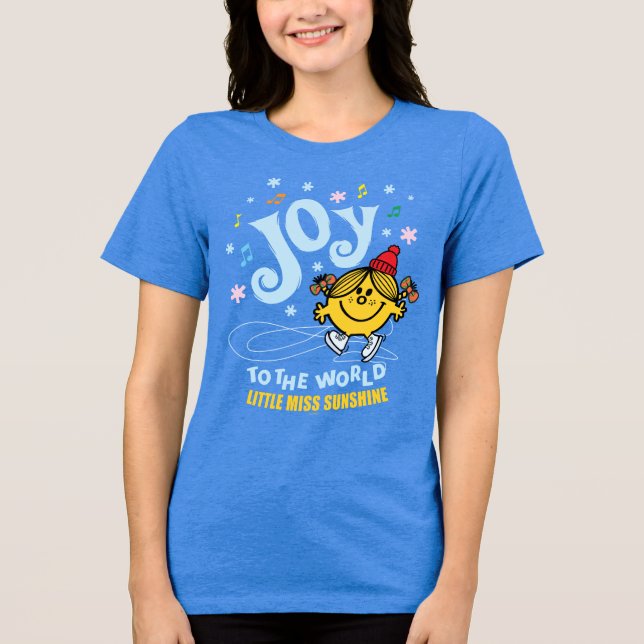 T-shirt Menina Sunshine | Alegria Para O Mundo (Frente)