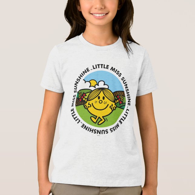 T-shirt Menina Sunshine | Círculo Sunshine (Frente)