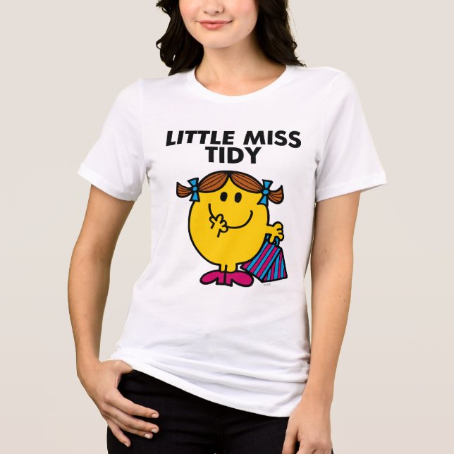 T-shirt Menina Tidy | Letra negra (Frente)
