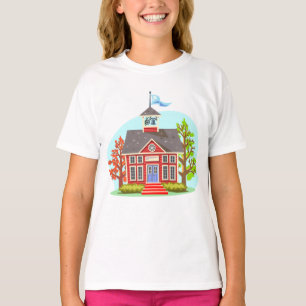 T-Shirt Meninas de Construção Escolar