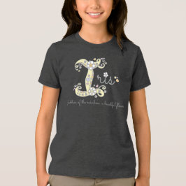 T-shirt Meninas Iris, eu chamo de teia monográfica