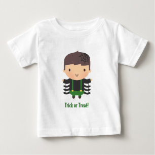 T-shirt Menino Aranha Bonito, Bebê Halloween
