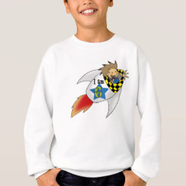 T-shirt Menino de 6 anos de idade em um foguete