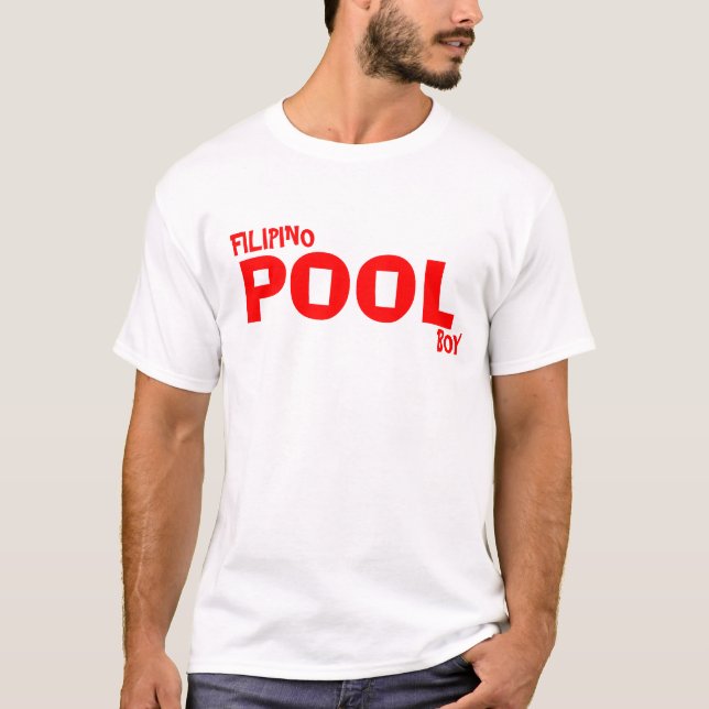 T-SHIRT MENINO FILIPINO DA PISCINA (Frente)