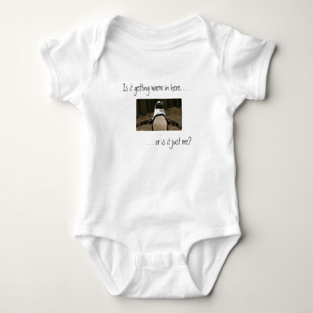 T-shirt menopáusico do pinguim (Frente)
