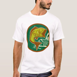 T-Shirt Mens Retro Pulando