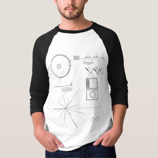 T-shirt Mensagem do explorador (Frente)