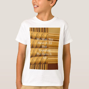 T-shirt Mensagem inspiradora com Design de vida selvagem a