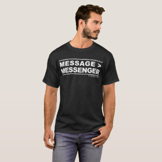 T-shirt mensagem > mensageiro