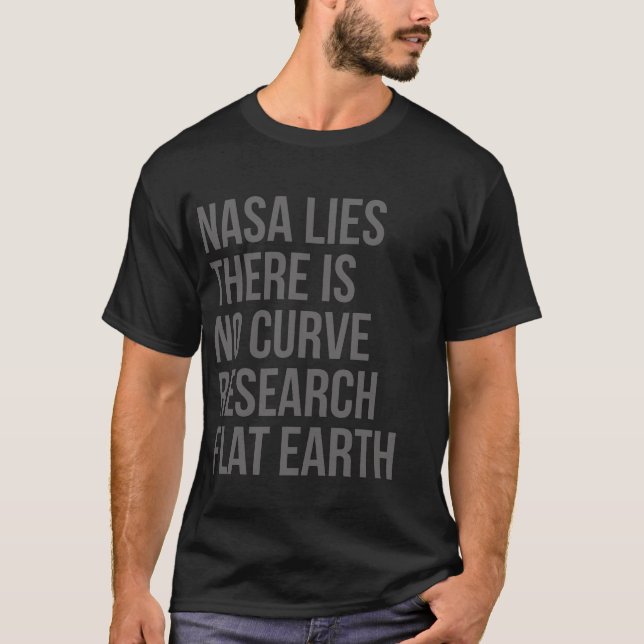 T-shirt Mentiras da NASA (Frente)