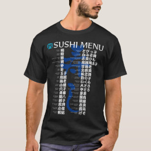 T-shirt Menu-Jpanese do sushi