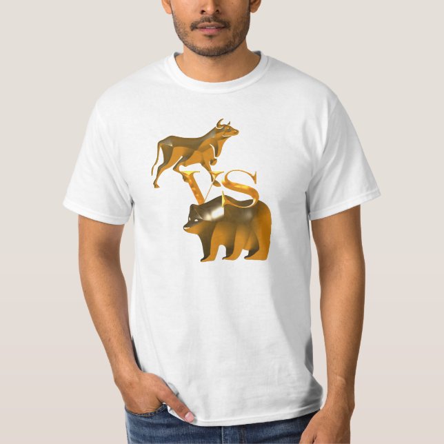 T-shirt Mercado Bull Vs Bear (Frente)