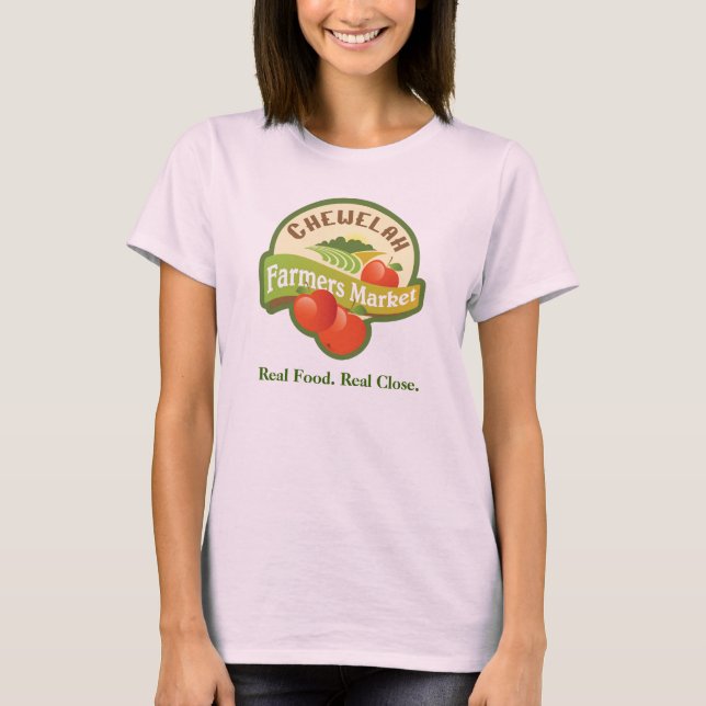 T-shirt Mercado dos agricultores Chewelah (Frente)