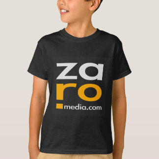 T-shirt Mercadoria do logotipo de ZARO no preto