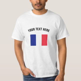 T-shirt Mercadoria feita sob encomenda francesa das