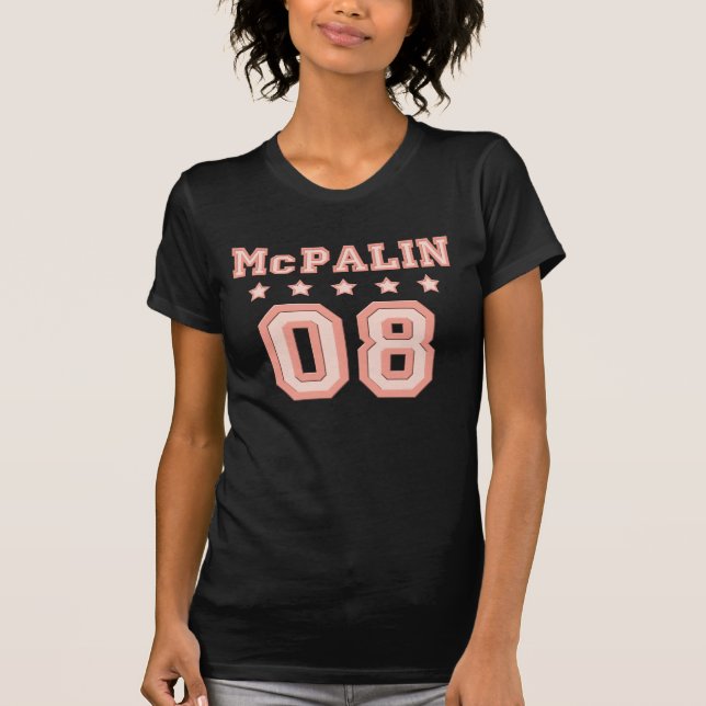 T-shirt mergulhado de McPalin 08 (Frente)