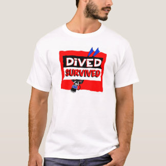 T-shirt Mergulhado sobrevivido
