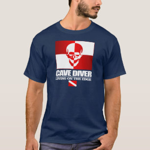 T-shirt Mergulhador da caverna - vivendo no roupa de The