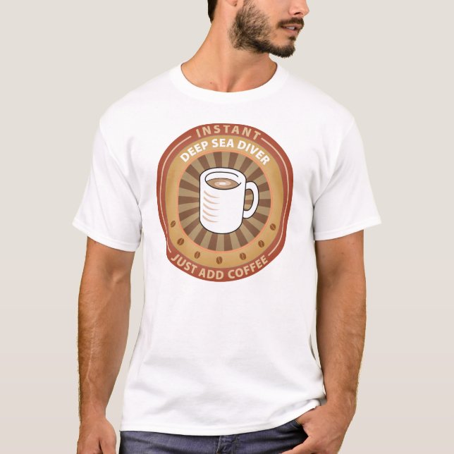 T-shirt Mergulhador imediato do mar profundo (Frente)