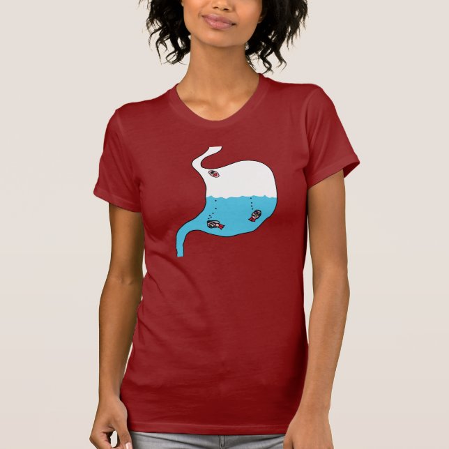 T-shirt Mergulhadores do estômago (Frente)