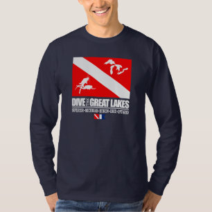 T-shirt Mergulham os grandes lagos