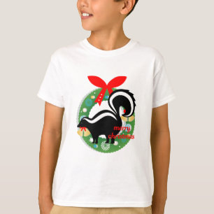T-shirt meritório skunk de natal