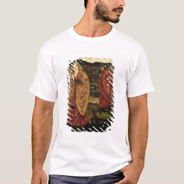 T-shirt Merlin e Nimue de "do d'Arthur Morte", 1861 (Frente)