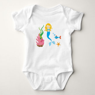 T-shirt Mermaid Baby Bodyetu Tutu