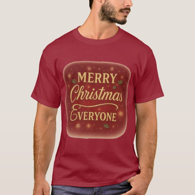 T-Shirt Merry Christmas Everyone (Frente)