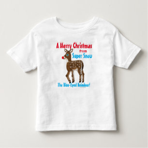 T-shirt Merry Christmas Super Snow Reindeer