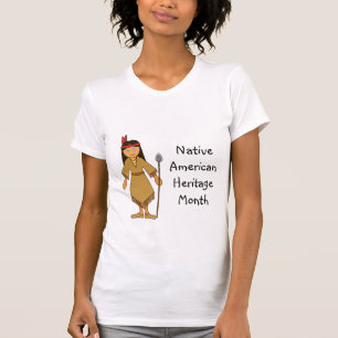 T-shirt Mês da herança do nativo americano