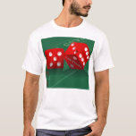 T-shirt Mesa Com Dice Las Vegas<br><div class="desc">* As Camisetas estão disponíveis em várias cores, estilos e tamanhos. * Mova as designs para o estilo de bolso e para trás da camisa. * O fundo da mesa dos dados e das migalhas está separado e pode ser movido ou redimensionado. * Remova o plano de fundo das travas...</div>
