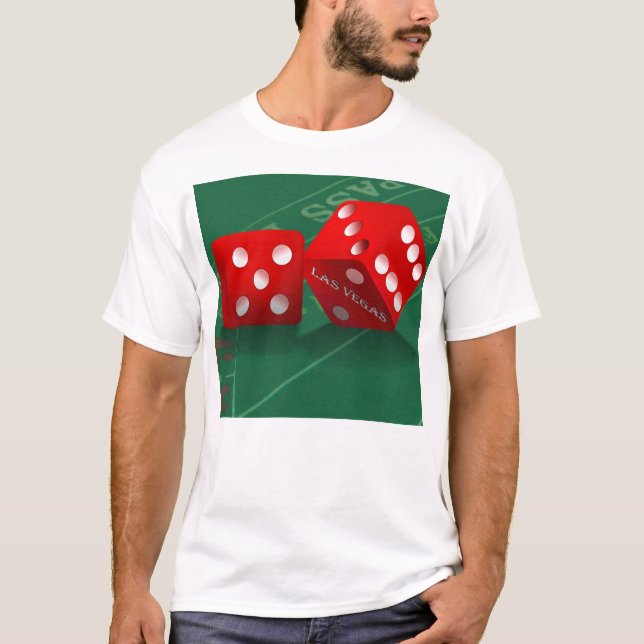 T-shirt Mesa Com Dice Las Vegas (Frente)