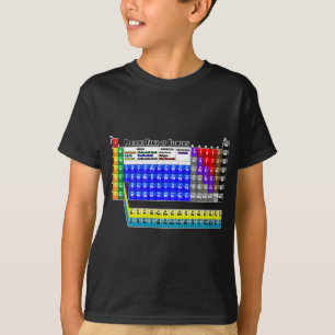 T-shirt Mesa de elementos periódica
