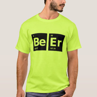 T-shirt Mesa periódica da cerveja