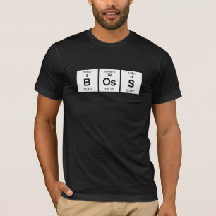 T-shirt Mesa periódica do chefe