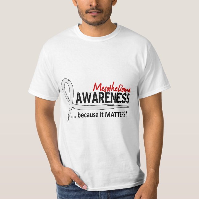 T-shirt Mesotelioma da consciência 2 (Frente)