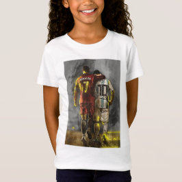 T-Shirt Messi e impressão Ronaldo amigos