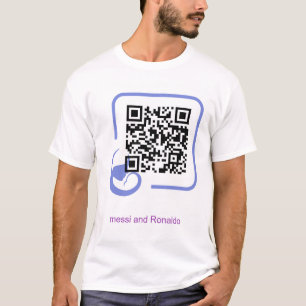 T-Shirt messi e Ronaldo impressão