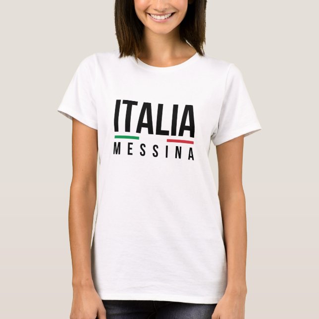 T-shirt Messina Italia (Frente)