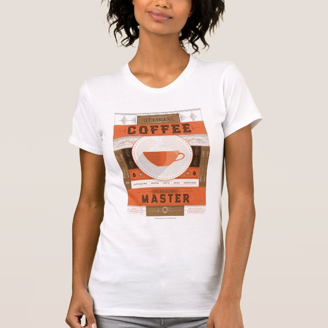 T-shirt Mestre de Café Oficial (Frente)